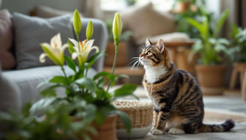 Une jolie plante peut suffire à envoyer un chat chez le vétérinaire : quelles sont celles à bannir de votre salon