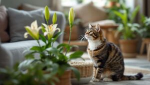 Une jolie plante peut suffire à envoyer un chat chez le vétérinaire : quelles sont celles à bannir de votre salon