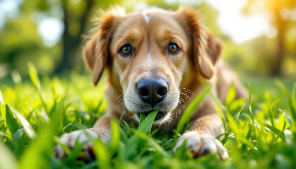 Au début, on ne s’est pas inquiétés" : pourquoi un chien mange-t-il de l’herbe pendant les balades