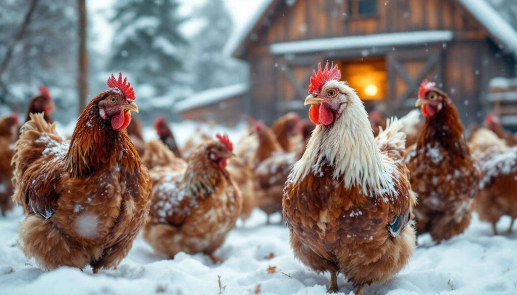 Oui, les poules résistent au froid mais une seule de ces erreurs peut leur être fatale !