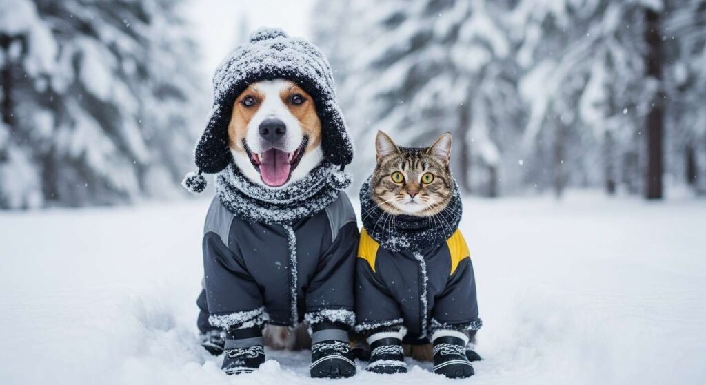 Neige : comment protéger efficacement son chien ou son chat