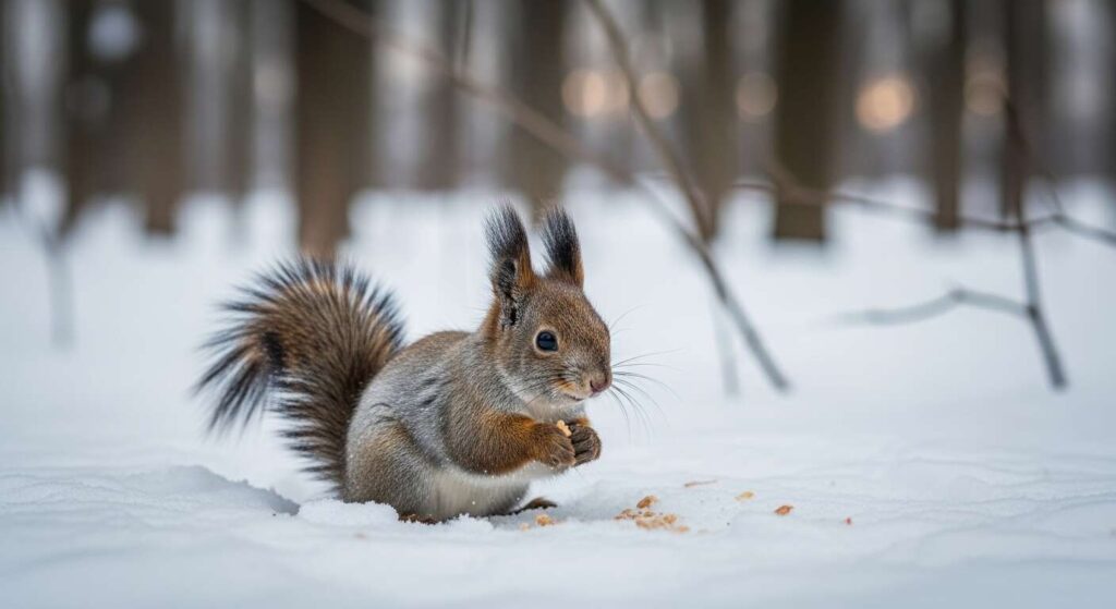 Cet hiver, les écureuils souffrent en silence : voici comment les aider à survivre jusqu’au printemps