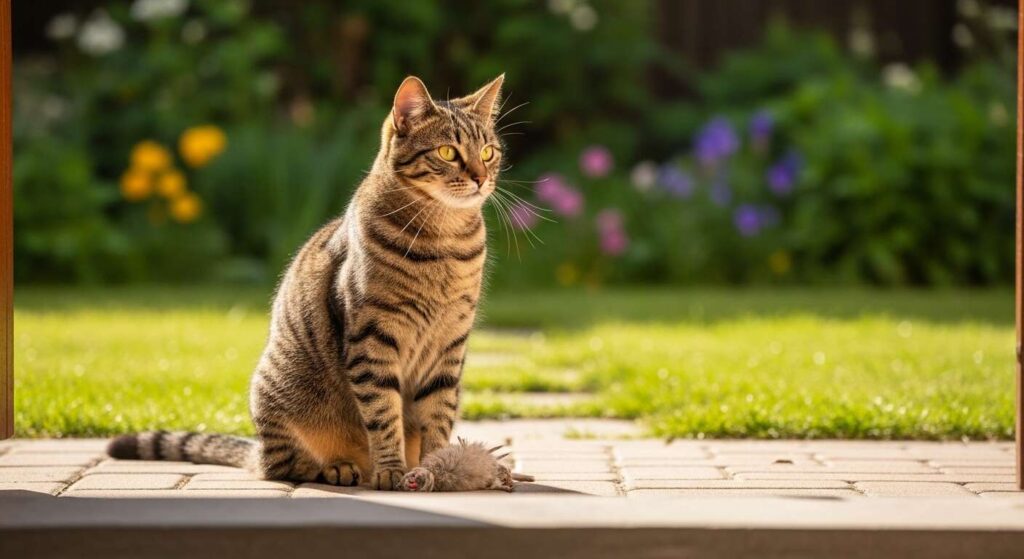 Si votre chat ramène des proies à la maison, ce n’est pas un hasard : la science l’explique clairement