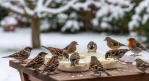 Ces pots de crème fraîche que vous jetez sans y penser peuvent pourtant sauver plusieurs centaines d&rsquo;oiseaux en hiver