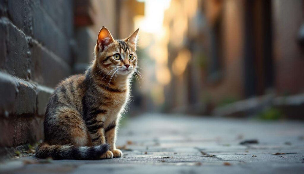 Quel est le caractère du chat errant ?