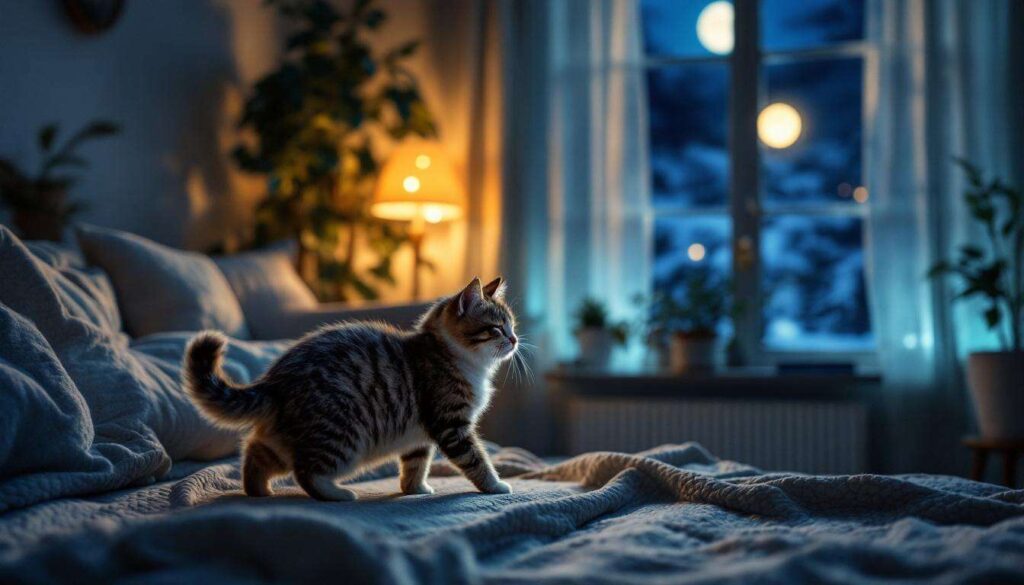 Un chat peut-il être somnambule ?