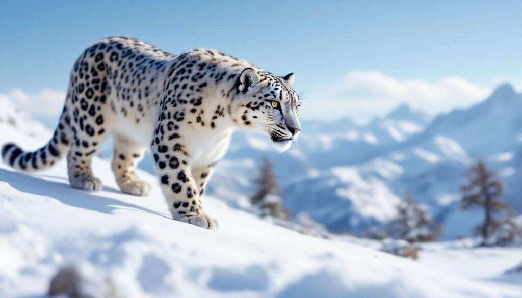 Comment font les panthères des neiges, très solitaires, pour trouver un partenaire ?