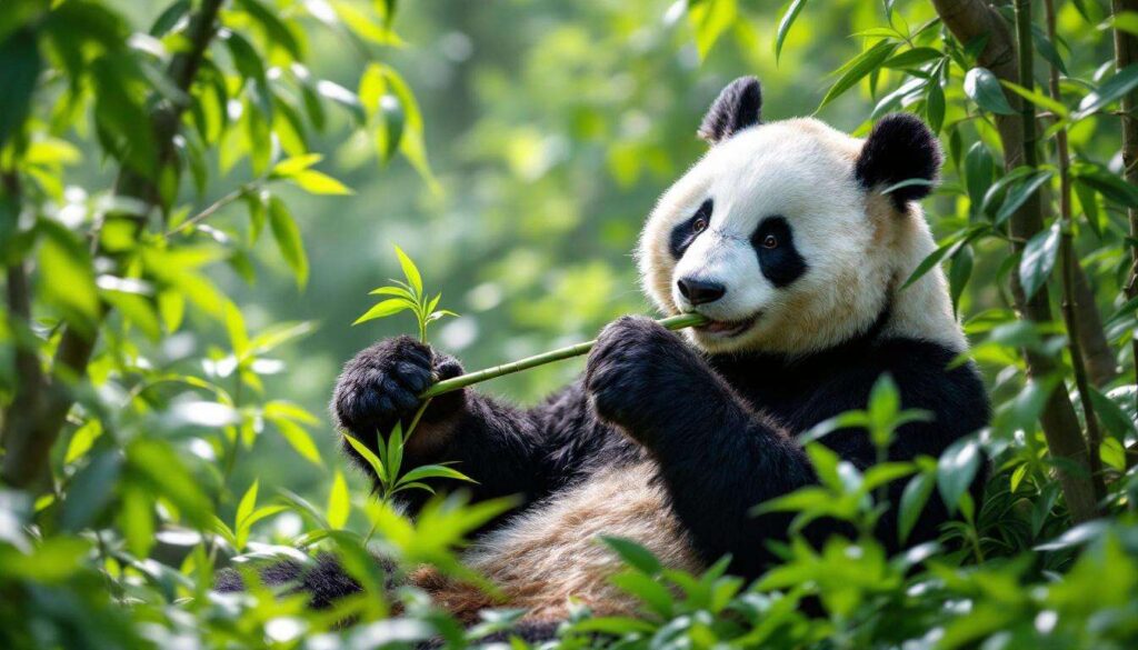 Quelle est la journée type du panda ? Quelles sont ses activités ?