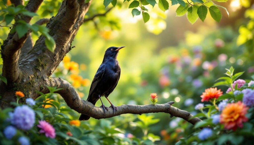 Un merle dans votre jardin : ce que ça révèle (vous allez être surpris)