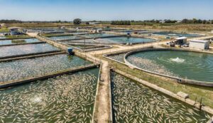 Élevage intensif de tilapia destiné à la transformation et à l&rsquo;exportation.