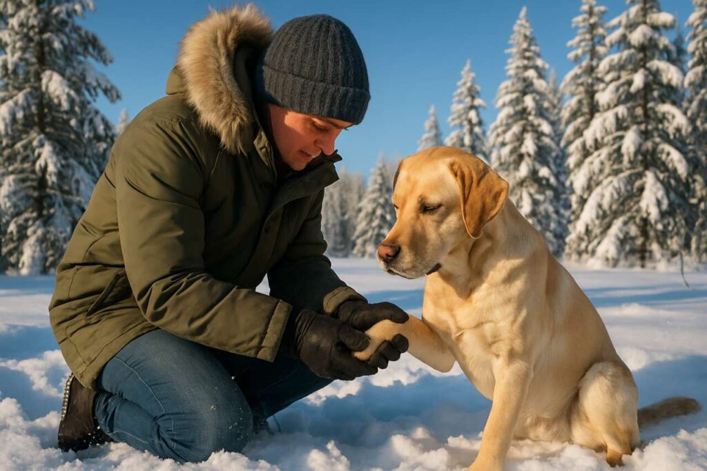 Avant de sortir votre chien par ce froid, faites ce test précis pendant trois secondes